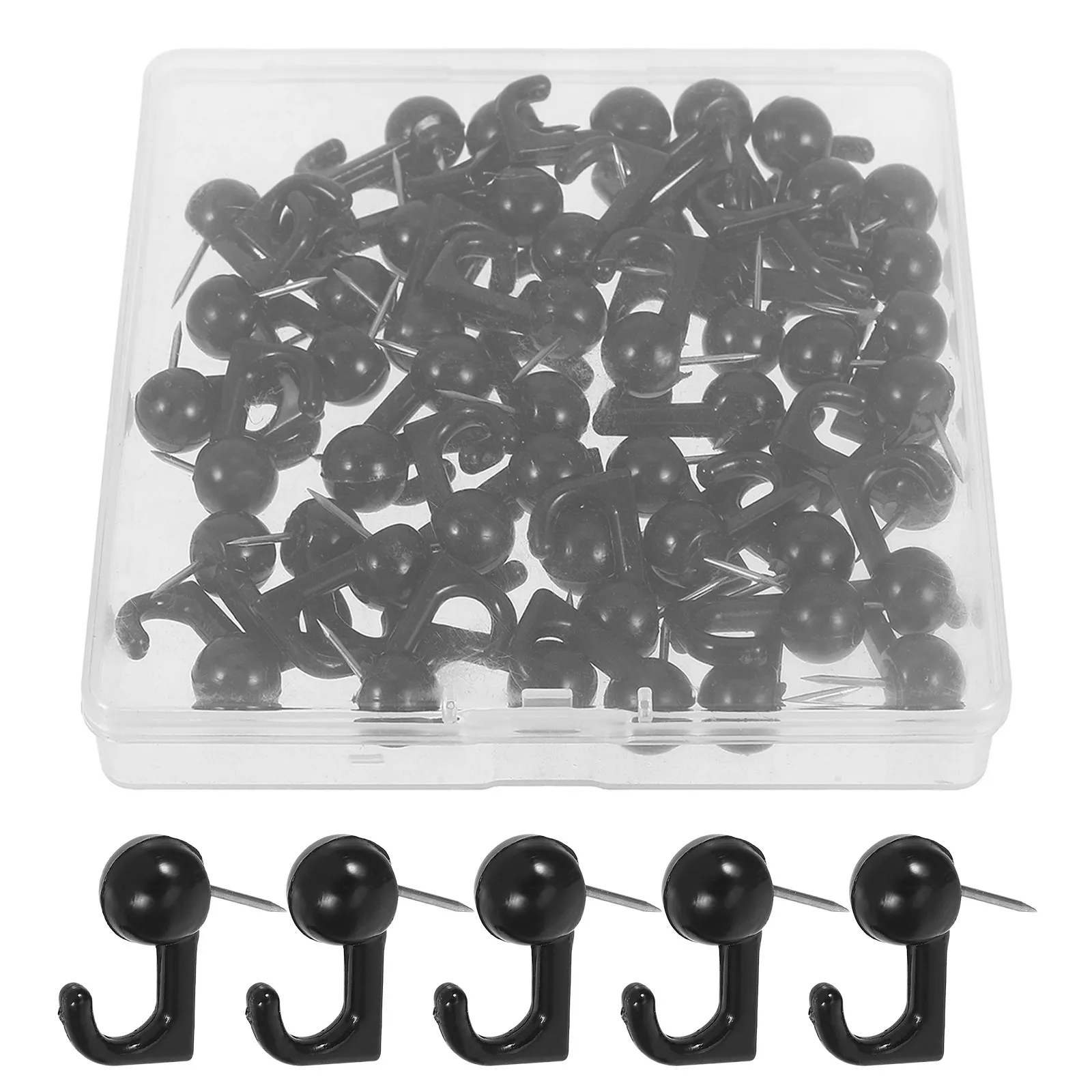 Push Pin Hooks 50Pcs Decorative Thumb Tacks for Wall Picture Hanging Cork Board Home Office Organization