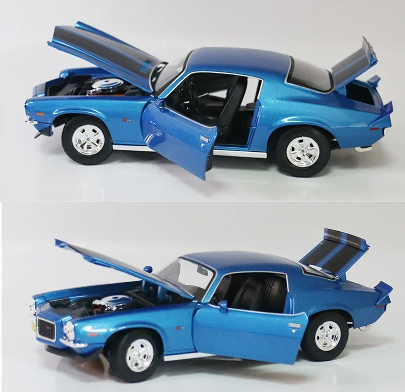 1:18 Alloy 1971 CHEVROLET CAMARO Classic Car Model,high-simulation Collection of Car Decorations,4 Doors,free Shipping