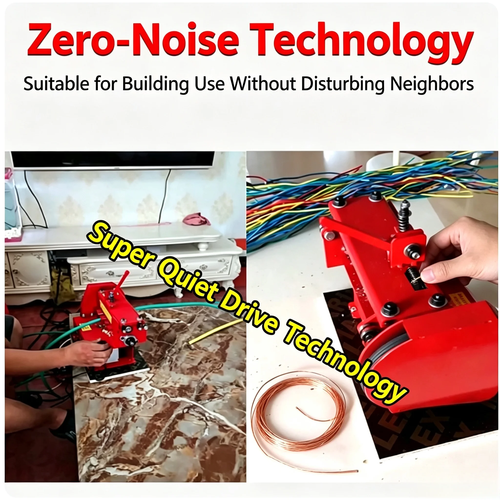 Electric Wire Stripping Machine Household Scrap Copper Wire Peeler Automatic Cable Stripper Waste Cable Stripping Equipment For