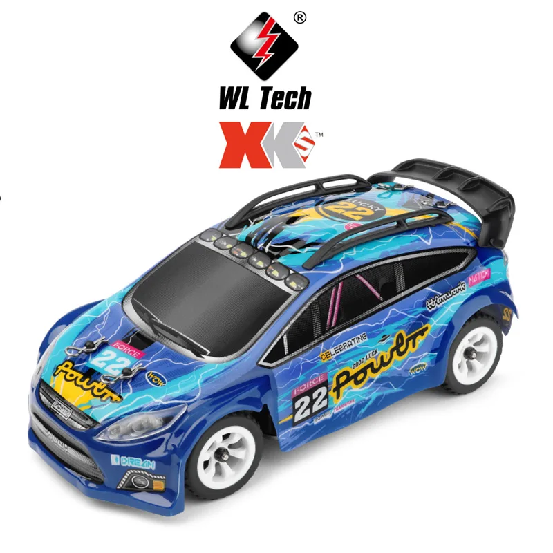 Weili 284010 1:28 electric four-wheel drive rally car, full-scale remote control car model toy, cross-border new product