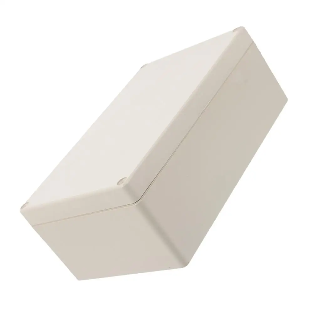 Plastic Waterproof Junction Box 75x120x200 Lightweight Compact Outdoor Cable Covers Electrical Storage Box DIY Project