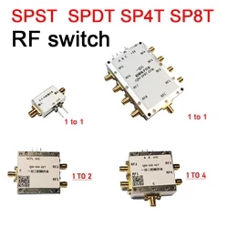 1Mhz-6Ghz SPST SPDT SP4T SP8T RF Switch 1 To 1/2/4/8 Electronic Switching 433M 915M 2.4G 5.8G Communication Ham Radio Amplifier