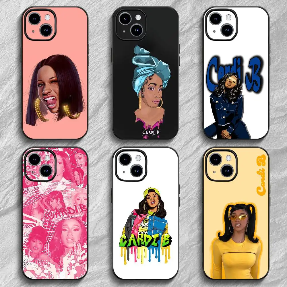 C-Car-D-di B SINGER Phone Case For 17 12 13 14 15 16Pro Max Mini Classic Plus Strong Magnetic Attraction