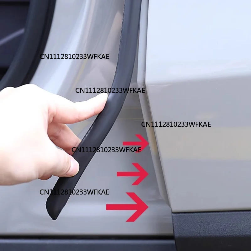 For LEAPMOTOR B10 Sealing Strip Door Seam Noise Reduction and Sound Insulation Waterproof and Dustproof Modified Accessories
