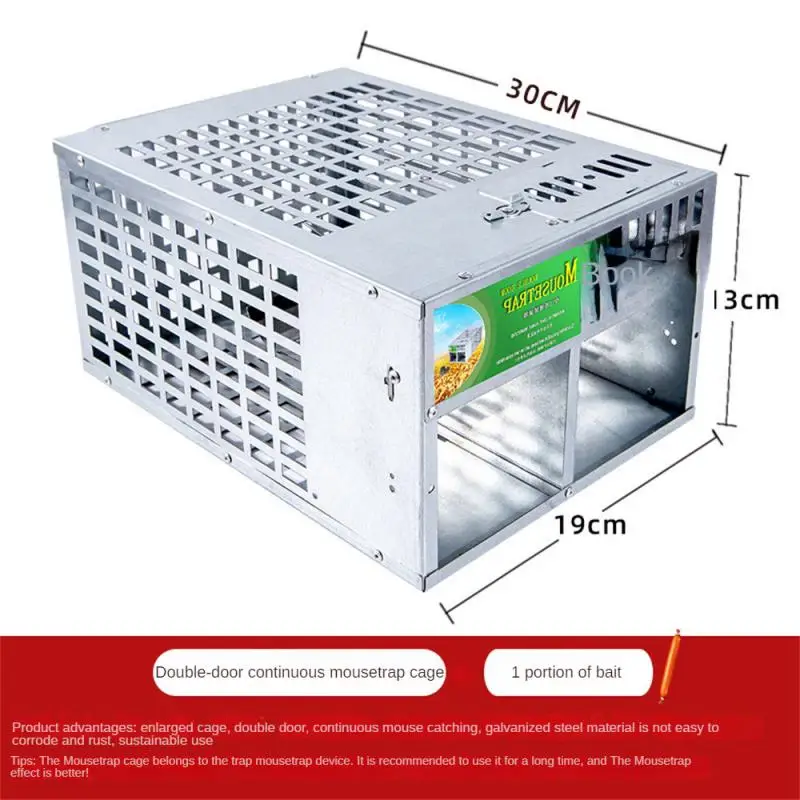 Multi-Catch Rodent Mouse Trap Rat Trap Cage-Pest Control -All Mice And Rat Can Fit In Pest Control Products Traps Garden Supplie