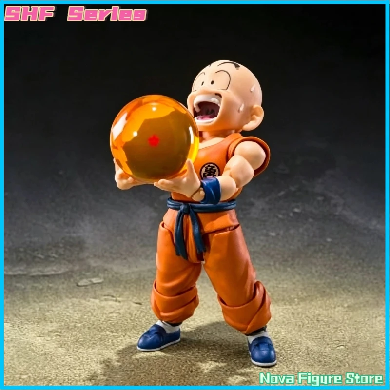 Bandai SHF Dragon Ball Krillin Son Goku's Relatives and Friends 3.0 Kobayashi, figurine d'action de 14cm, jouets de collection, cadeaux, en stock