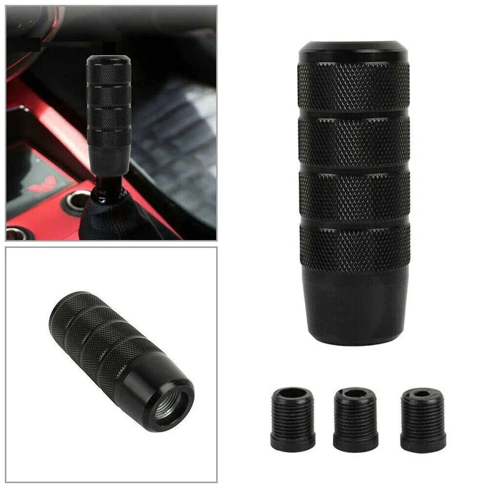 95MM Gear Shift Knob Universal Aluminum Non-Slip Shifter Lever Knob Knurled Shift Gear Knob