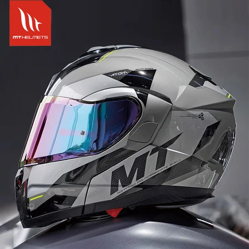 

Hot Selling Original MT ATOM SV Professional Racing Helmets Motorcycle ECE DOT Approved Full Face Modular Helmets Winter