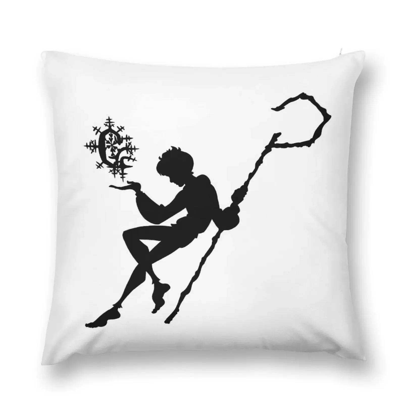 

Rise of the Guardians - Jack Frost Snowflake Sillouette Throw Pillow Luxury Sofa Cushions christmas supplies pillow