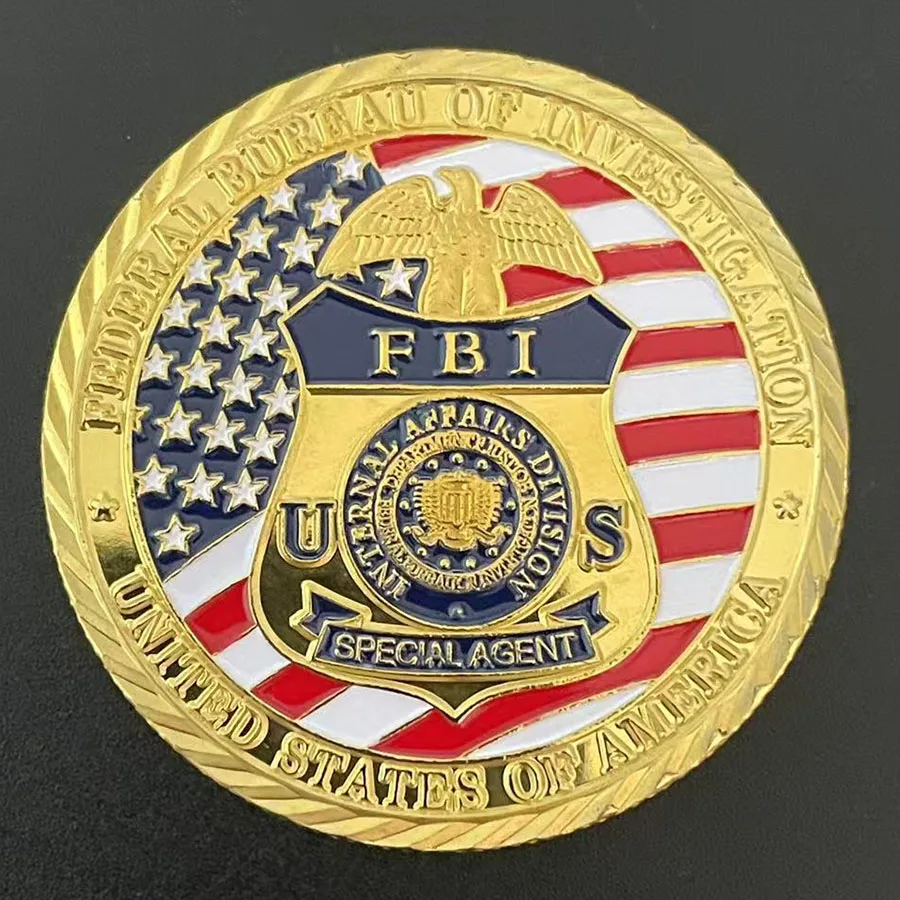 FBI Military Police Commemorative Coin Souvenir in the United States