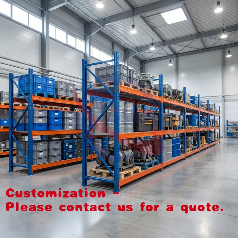 

custom.Industrial Shelving Rack Heavy Duty Storage Shelves Metal Shelving Unit Large Logistics Warehouse Center