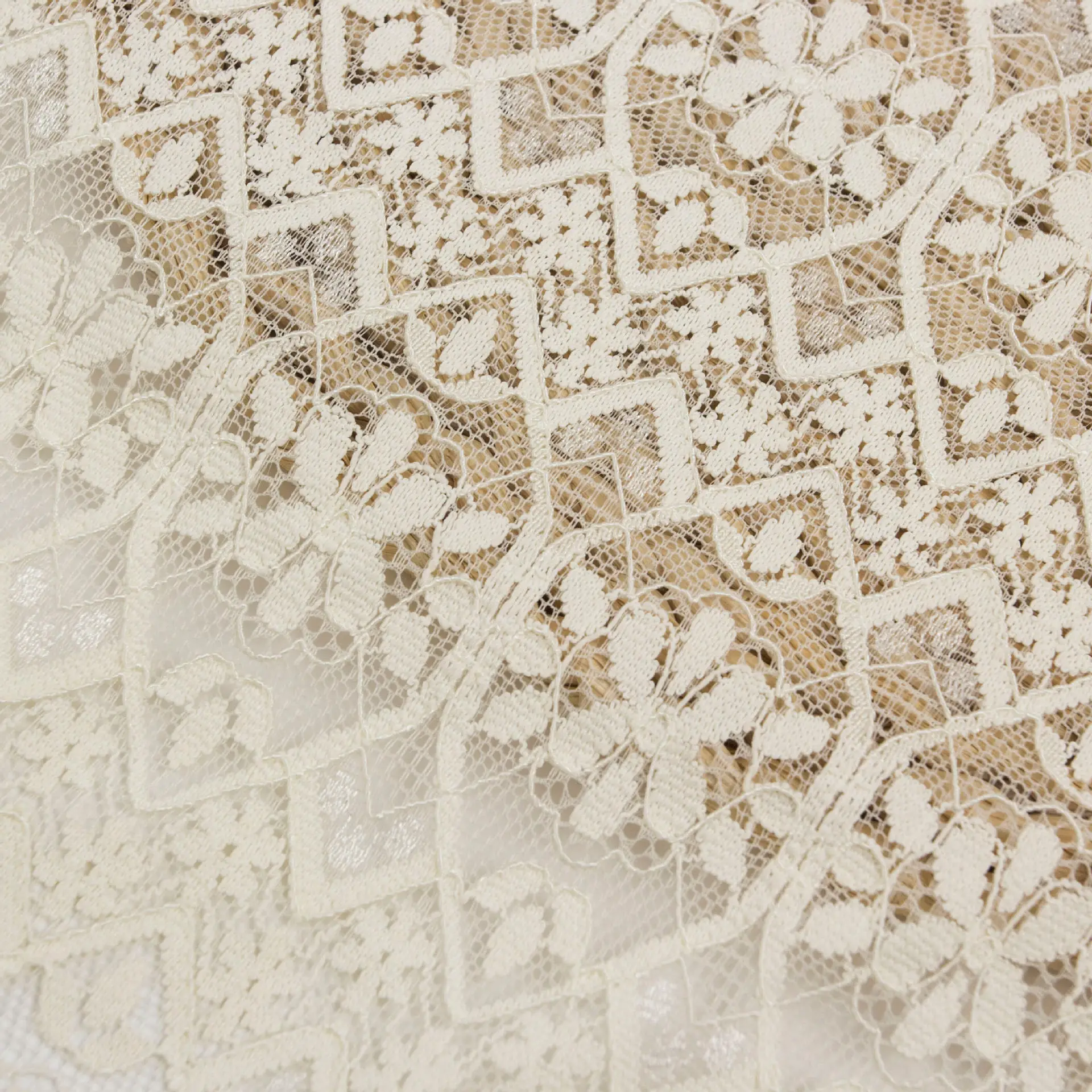 

New floral lace fabric DIY clothing sewing accessories for dresses, wedding gowns, designer fabrics by meter