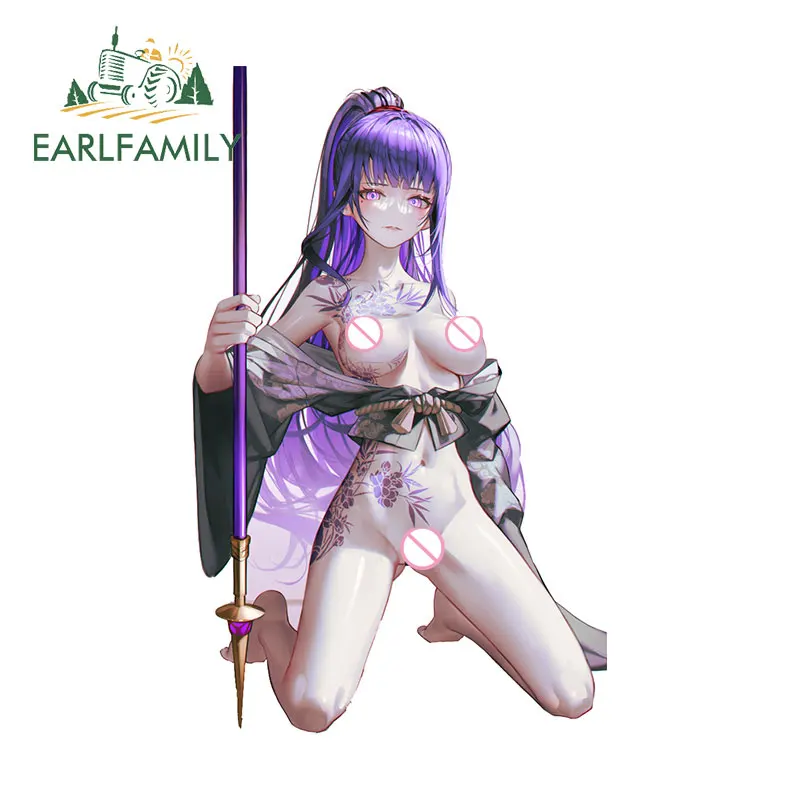 

EARLFAMILY 13cm X 8.1cm Beelzebul Genshin Impact Anime Car Stickers Creativite Sunscreen Surfboard Bumper Decal Accessories