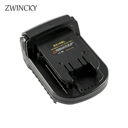ZWINCKY Battery Adapter For Bosch BAT 18V Li-Ion Battery Convert To For Milwaukee 18V Lithium Power Tool Converter BS18ML