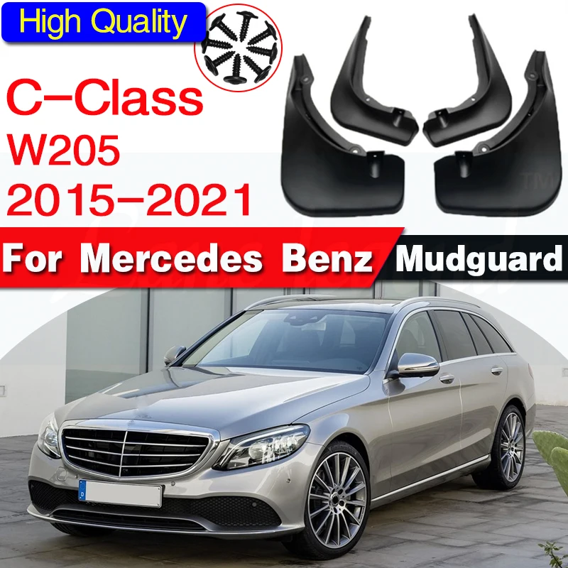 

Брызговики для Mercedes Benz C Class C-Class W205 2015 ~ 2021, брызговики для Mercedes Benz C180 C200 C260 C300, брызговики