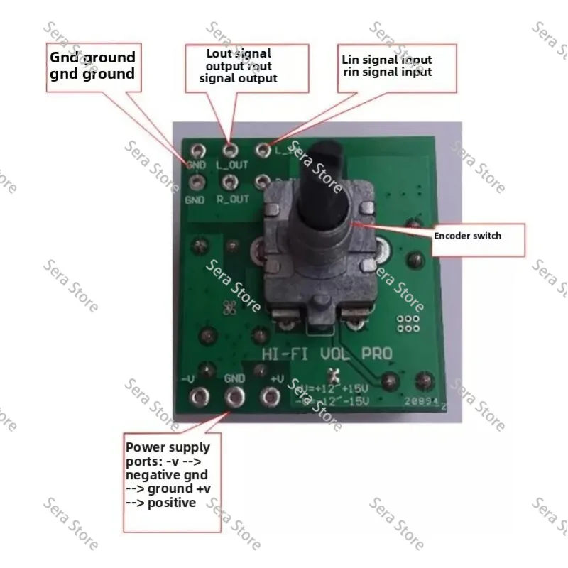 High Fidelity PGA2310 Volume Control Board Infrared Remote Control Audio Adjustment Circuit Board