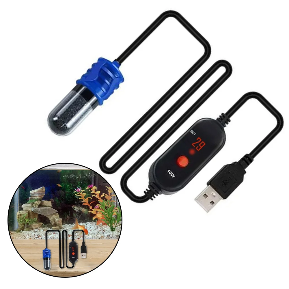 Innovative Technology in this User Friendly USB Aquarium Heater Providing Continuous Monitoring of Water Temperatures