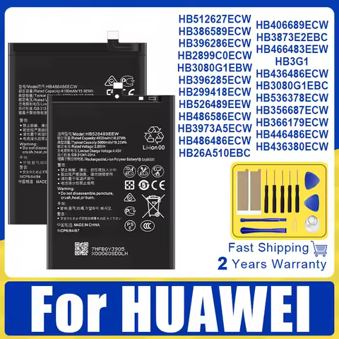 XDOU Battery for Huawei P10 P20lite P30 P40 PRO Watch2 LEO-B09 S7-301U Nova 2Plus 2i 3i 7 Honor S8-701W 8X 9A 9X 10Lite V10