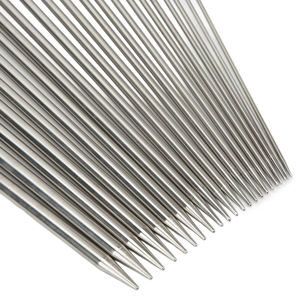 22pcs 14 Inches Length Knitting Needles Set Smooth Surface Individually Packed Straight Knitting Needles Single Pointed Needles