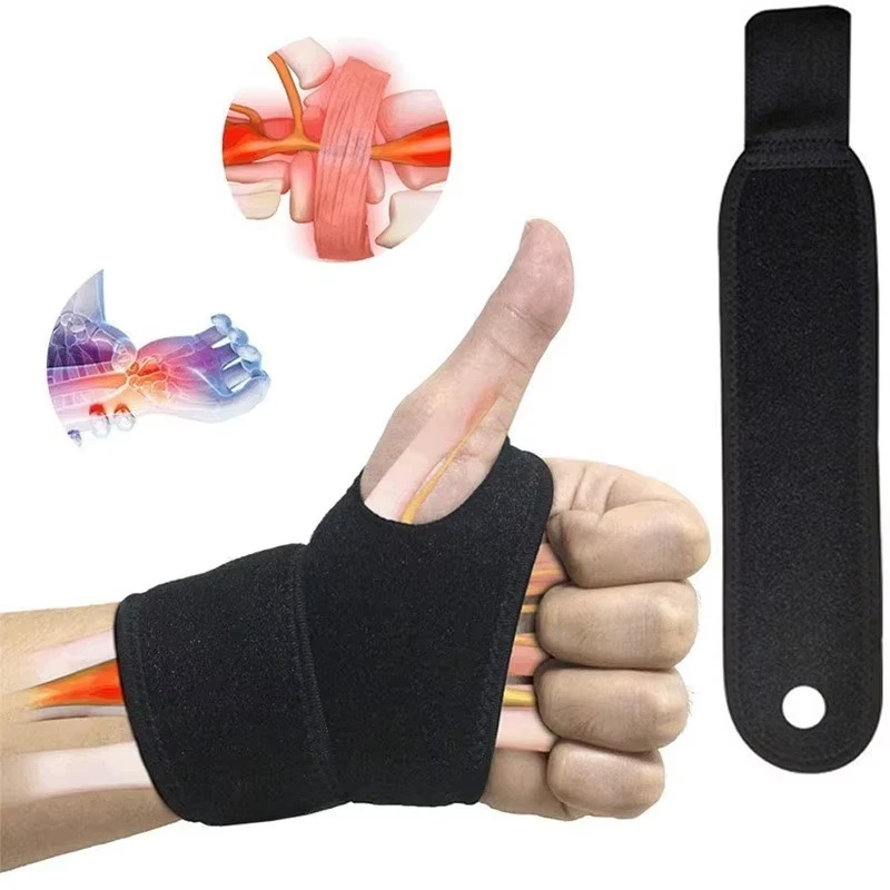 Soporte de Muñeca Ajustable, Perfecto para Hombres y Mujeres, Correa de Soporte para el Túnel Carpiano, Apto para Tendinitis en Ambas Manos (Derecha e Izquierda)