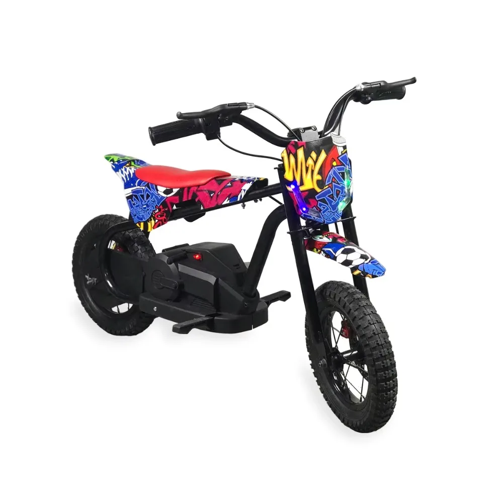 24V 150W 3.0Ah Kids Electric Bike for 8-12 Years 12 Inch Children's Bicycle with Ordinary Pedal