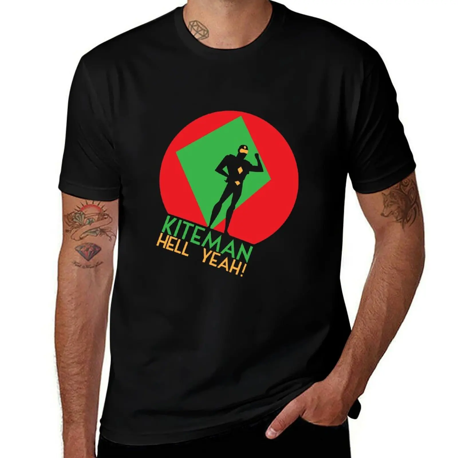 

Kiteman Hell Yeah T-Shirt cotton t shirts man 100% man t shirts for men T-Shirt
