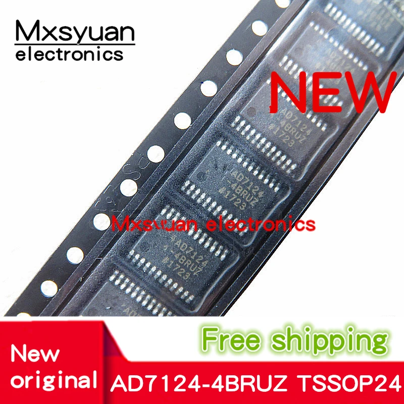 2PCS~10PCS AD7124-4BRUZ AD7124-4BRU AD7124 TSSOP24 New original stock