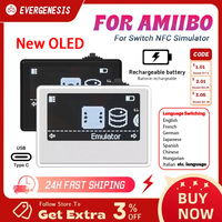 New For Amiibo Emulator Switch OLED NFC HD Smart Emulator Accessory for Nintendo Switch 3DS, Wii U Game Accessories