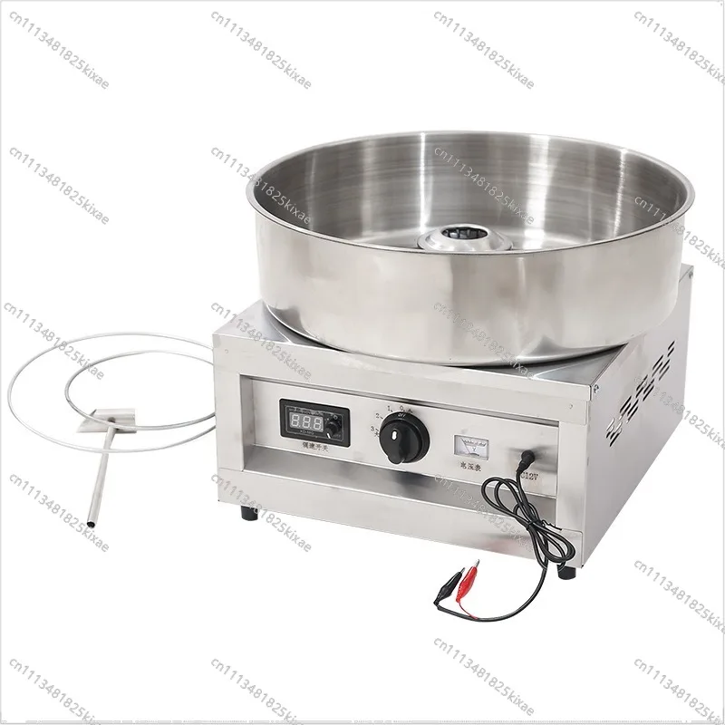 For Commercial Stall Automatic Marshmallow Machine Full Leaf Fancy Wire Drawing Mobile Gas