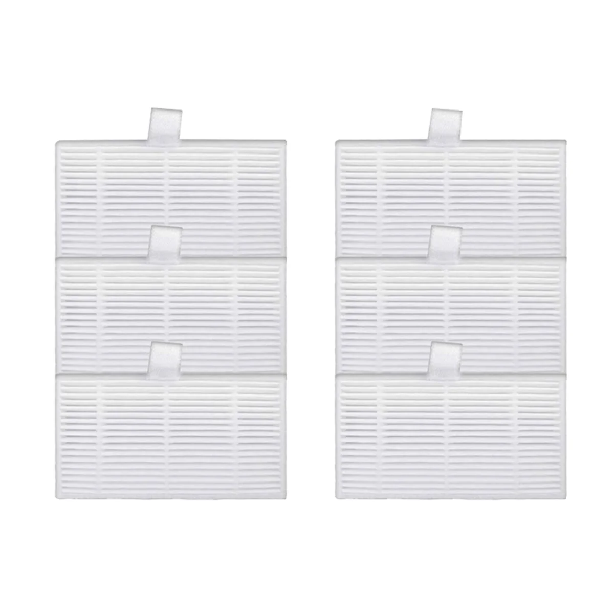 

6PCS Replacement Spare Parts for Uwant U200 / U200 Pro Robot Vacuum Cleaner Accessories Hepa Filter