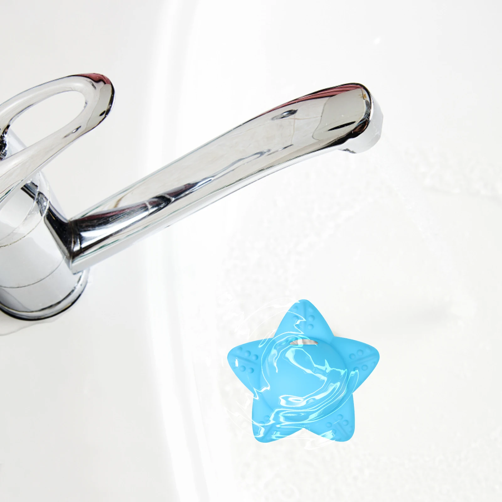 

Пробка для слива ванны, силиконовая пробка для ванны в форме звезды с сильным всасыванием для сливной крышки раковины в ванной комнате