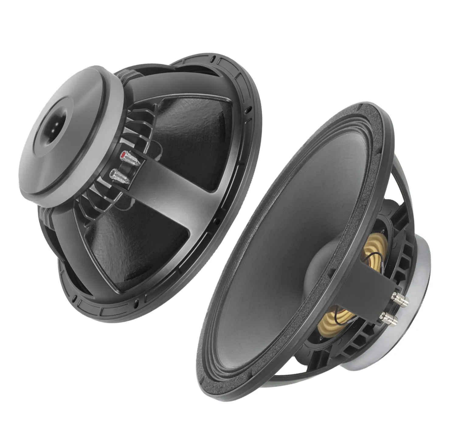 15인치 15PLB76 프로페셔널 미드베이스 스피커 - 76mm 보이스 코일 풀레인지 우퍼 (600W RMS, 투어급 PA 시스템, 스튜디오 모니터)