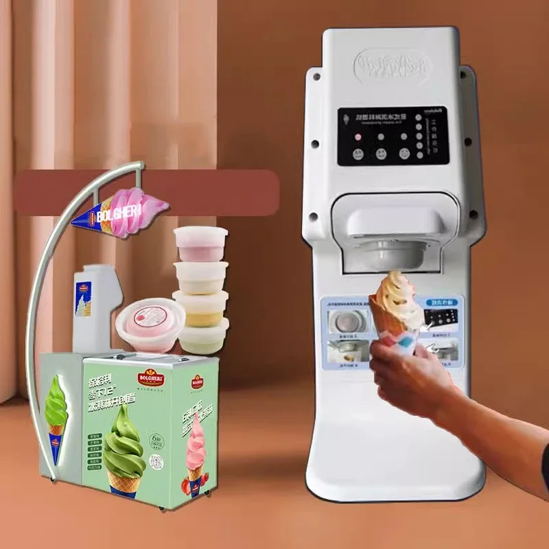 

Mini Ice Cream Maker Small Portable Ice Cream Business Machine Outdoor portable ice cream machine