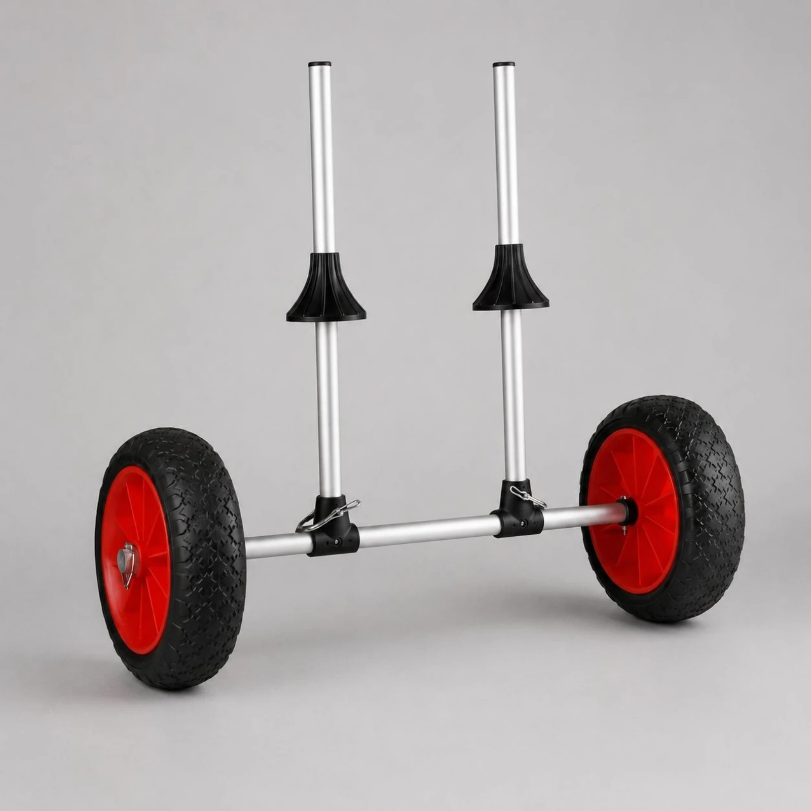Vertical Post Kayak Trolley Portable Kayak Transport Trolley Compact Storage Detachable Frame for Shoreline, Boat Ramp
