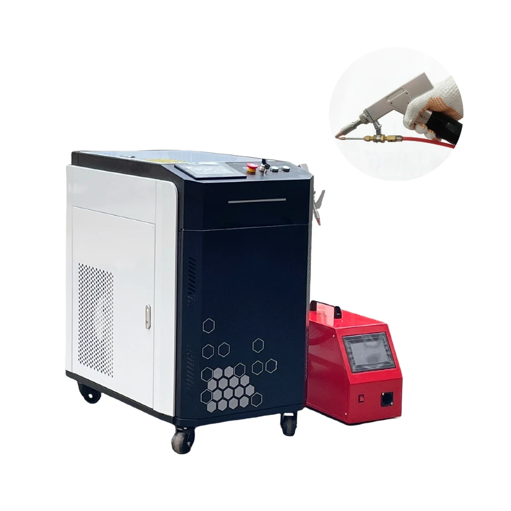 

Metal Aluminum Steel Manual Handheld Lazer Welder 4 in 1 1500w 2000w 3000W Manual Fiber Laser Welding Cutting Cleaning Machine