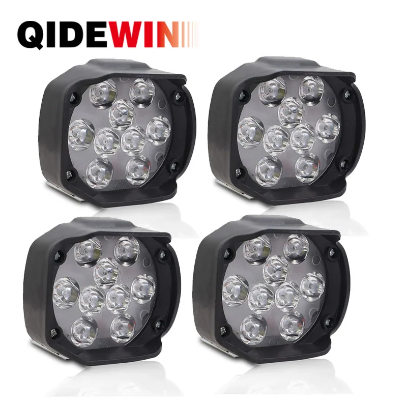 

9 LED 15W Motorcycle Headlights Headlamp Spotlights Fog Head Light 12V Motorcycles Working Spot Light Assemblie Driving Lamp