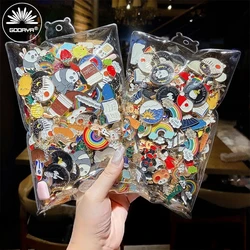 10pieces Enamel Badges Pins Diversity Badges Personalized Fashion Pins Accessories Metal Pins Set for Cartoon Clothes Bag