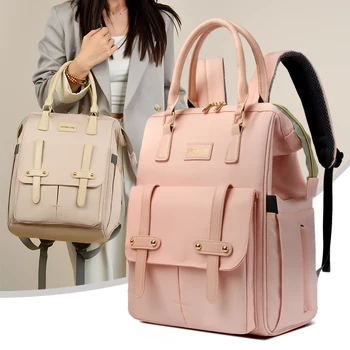 다기능 엄마와 아기 가방 인쇄 더블 숄더 엄마 가방, 배달 대기, 바오 바오 엄마 슬립 아기 배낭 