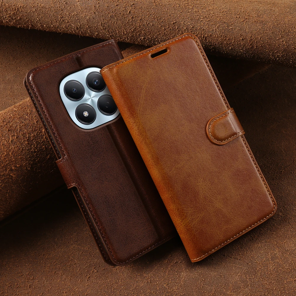 

Premium Leather Flip Cover Case For Xiaomi Redmi Note 15 Pro 4G 5G 14 14S K90 Pro Max Redmi 15C A5 14C 13C 13R Phone Case Coque