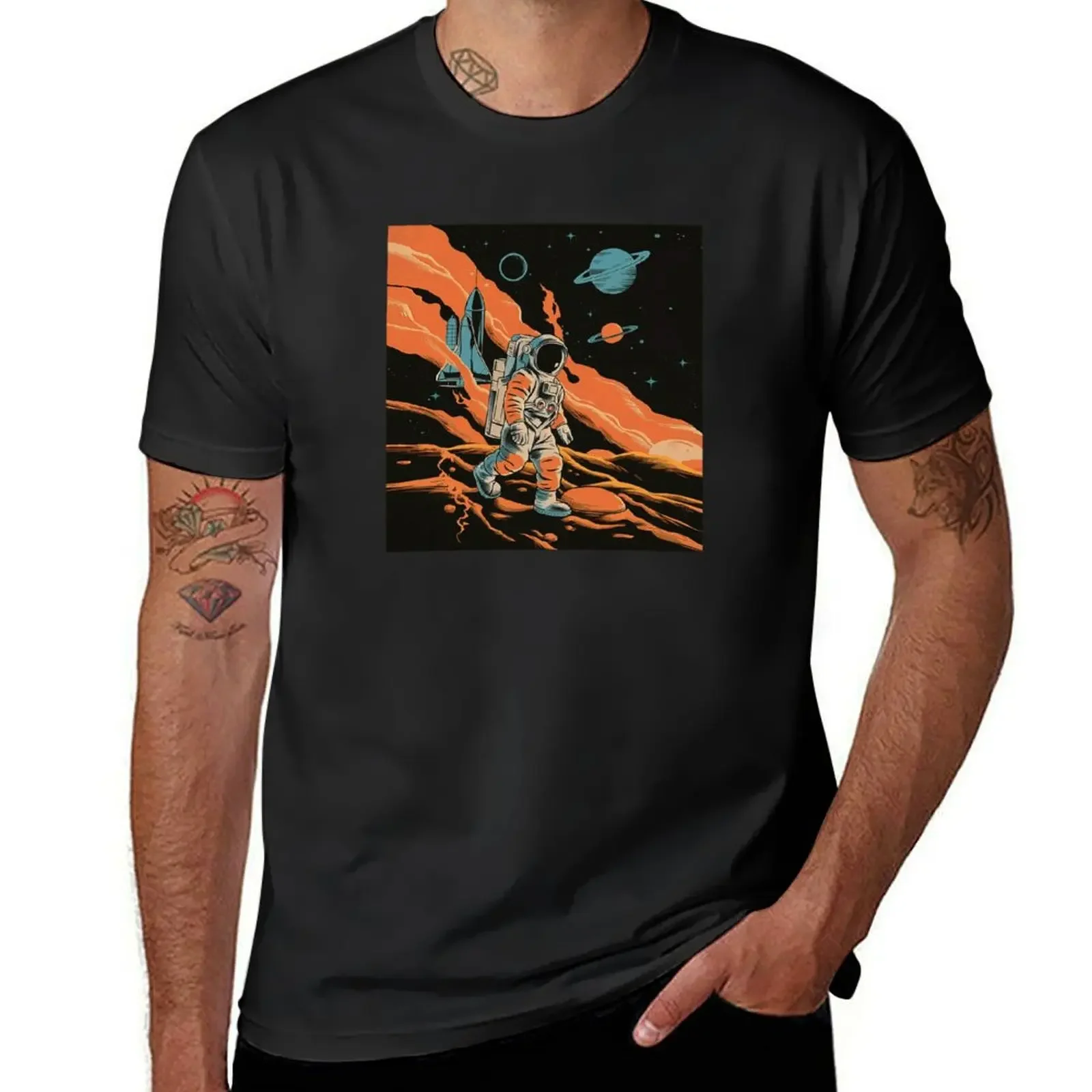 

Astronaut on Mars - Exploration T-Shirt new edition blanks plain black t shirts men