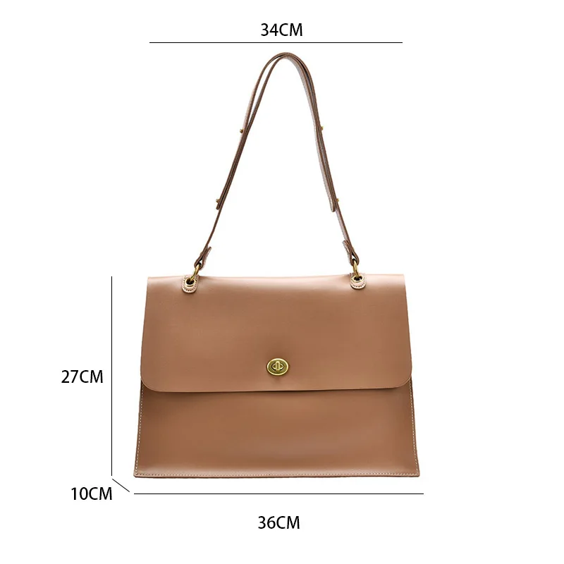 2022 New Bag for Women Simple Fashion Large-capacity Shoulder Bag Handbag PU Women\'s Bag