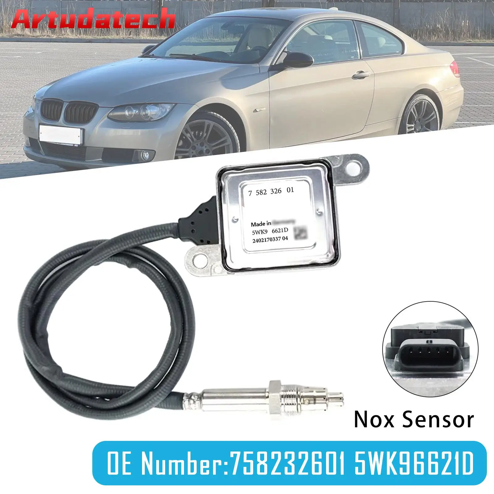 Датчик Nox Artudatech 12V 758232601 для BMW 3er E90 316d 320i 2005 2006 2007 2008 2009 2010 2011 2012 2013