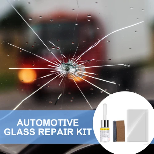 Herramienta de reparación de grietas de parabrisas de coche, relleno de vidrio de grietas, Kit de reparación de parabrisas a base de resina duradera, envío directo