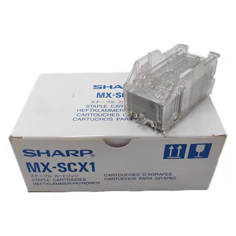 

Original New MX-SCX1 Staple Cartridge - Box of 3 for Sharp MX 2300N 2310U 2600N 2610N 2615N 2616N 2640N 2700N 2700NJ 3100N 3110N