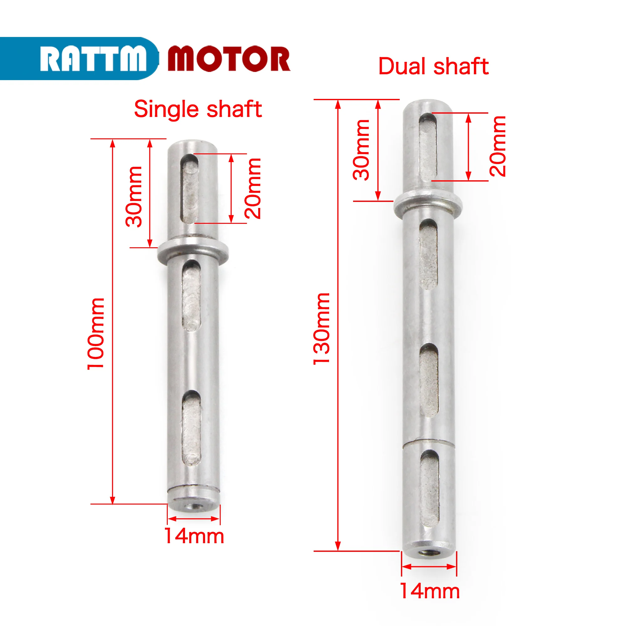 Reductor RV 14mm 18mm 25mm eje único Daul eje de salida NMRV accesorios reductores de engranaje helicoidal para NMRV030 NMRV040 NMRV050