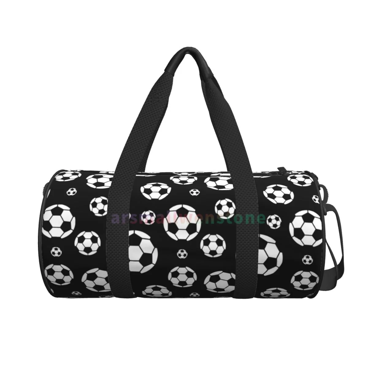 Football Yoga Bag Workout Durable Backpack Handbags Round Outdoor Fitness Bags Travel Duffle Bag