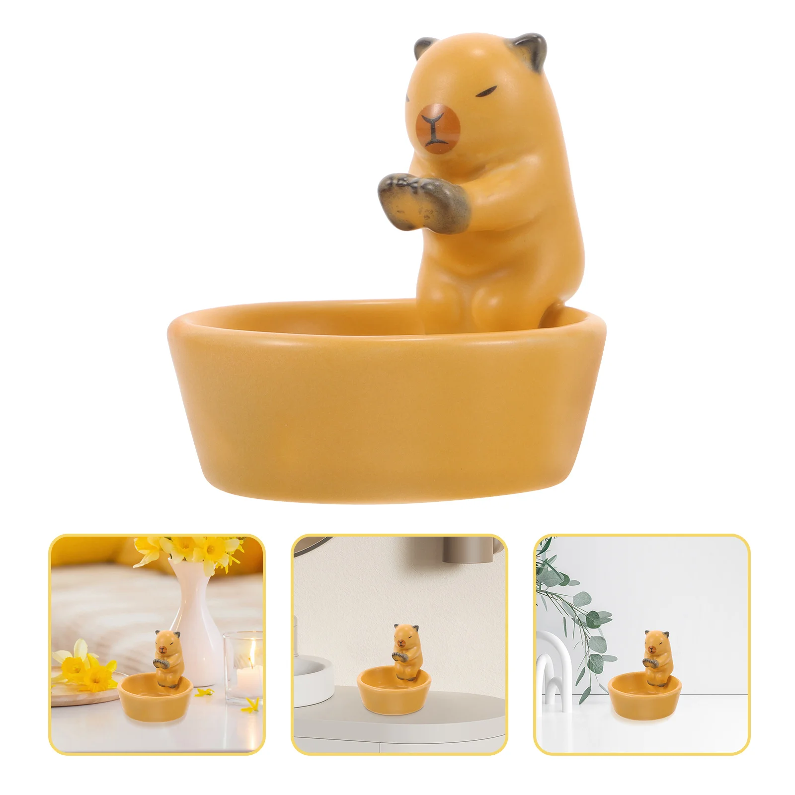 

Cartoon Stand Tealight Holder Multifunctional Desktop Holder Lightweight Stable Bottom for Wedding Home Party