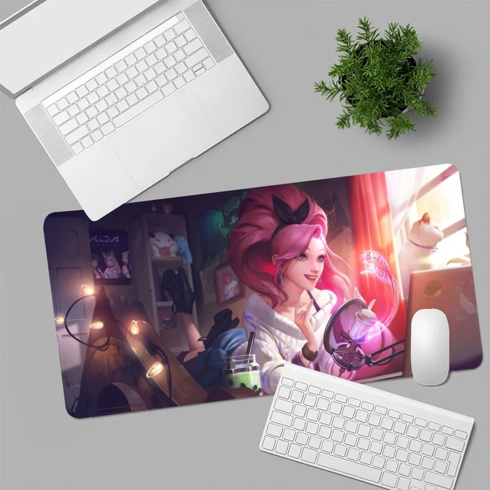 Computador Portátil Gamer Mousepad, Esteiras De Mesa, Acessórios Para Jogos De PC, Jogo De Mesa, League of Legends, Seraphine