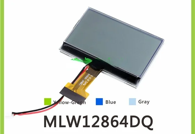 Cog 12864 Display Lcd 128×64 Módulo Gráfico de Matriz de Pontos 12864 3.3v Mlw12864dq