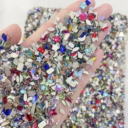 Mini Monochromatic Mix Series Flatback Shiny Nail Art Rhinestone Crystal Stone DIY Manicure Decoration Accessories Diamond